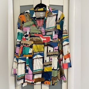 Nic+Zoe Women Skirt XS and Button Down Shirt Size Small Pre-Owned Set